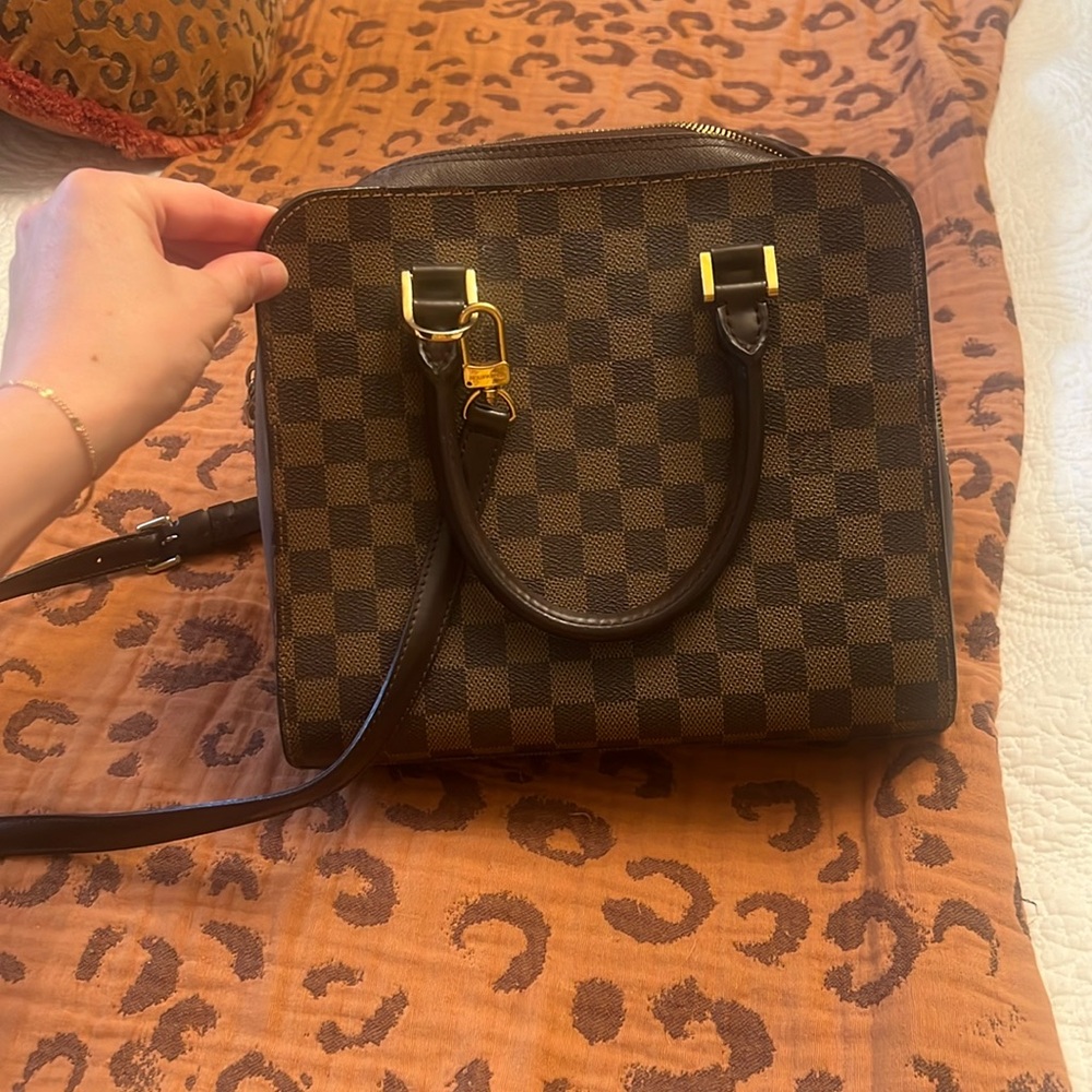 Authentic Louis Vuitton Damier Ebene Triana